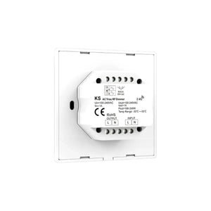 LED-Dimmer 200 W Triac mit Drehknopf Weiß