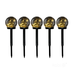 Lampe boule solaire LED 0,12W | Lot de 5