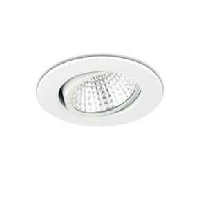 LED Inbouwspot 5W kantel- en dimbaar 85 mm, onder een hoek en wit